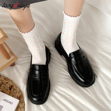 Load image into Gallery viewer, loafers women Mary Jane Shoes Girls Japanese School Jk Uniform Lolita Shoes College Gothic High Quality loafers for women 2022