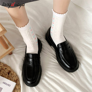loafers women Mary Jane Shoes Girls Japanese School Jk Uniform Lolita Shoes College Gothic High Quality loafers for women 2022