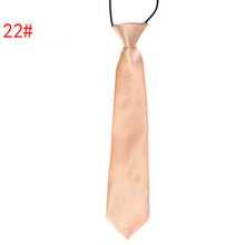 Load image into Gallery viewer, Children Tie Necktie Bowknot Collar Flower School Boy Uniform Bow Tie Kids Wedding Tie Solid Rope Tie Elastic Band Easy To Wear
