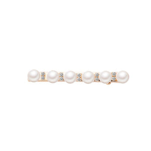 Sweetly Artifial Pearl Duck Clip Hair Pins Geometric Wave Heart Square Circle Straight Line Headwear for Women
