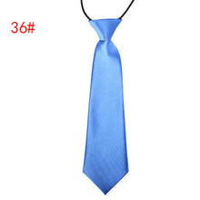 Load image into Gallery viewer, Children Tie Necktie Bowknot Collar Flower School Boy Uniform Bow Tie Kids Wedding Tie Solid Rope Tie Elastic Band Easy To Wear