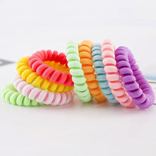 Load image into Gallery viewer, 4PCS/lot New high quality telephone line child lady hair ring Scrunchie Elastic Hair Band Hair Ties Rope Hair Accessories