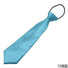 Load image into Gallery viewer, Children Elastic Tie Necktie School Boys Girls Kids Baby Wedding Fashion Solid Color Tie Wedding Students Necktie Neck Tie