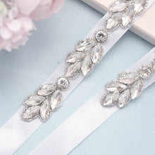 Load image into Gallery viewer, S294 New Rhinestone Bridal Wedding Dress Belts Bride Bridesmaid Dresses Accessories Women Party Prom Evening Dresses Waistband