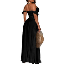 Load image into Gallery viewer, Long Dress Sets Off Shoulder Tops And Split Skirt Suit