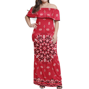 Design New dress Style Fabrics Long Dress Summer Wear New Fashion Women Plus Size Bandana Print Clothing One Shoulder Dresse