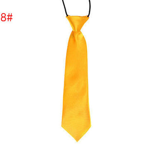 Children Tie Necktie Bowknot Collar Flower School Boy Uniform Bow Tie Kids Wedding Tie Solid Rope Tie Elastic Band Easy To Wear