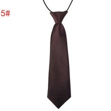 Load image into Gallery viewer, Children Tie Necktie Bowknot Collar Flower School Boy Uniform Bow Tie Kids Wedding Tie Solid Rope Tie Elastic Band Easy To Wear