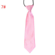 Load image into Gallery viewer, Children Tie Necktie Bowknot Collar Flower School Boy Uniform Bow Tie Kids Wedding Tie Solid Rope Tie Elastic Band Easy To Wear