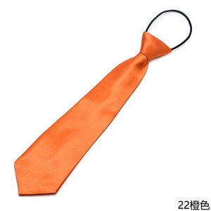 Children Elastic Tie Necktie School Boys Girls Kids Baby Wedding Fashion Solid Color Tie Wedding Students Necktie Neck Tie