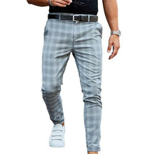 Load image into Gallery viewer, Hot！Men Trousers Printed Pencil Pants Business For Mens Plaid Loose