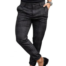 Load image into Gallery viewer, Hot！Men Trousers Printed Pencil Pants Business For Mens Plaid Loose