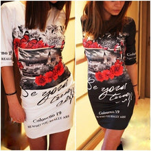 Load image into Gallery viewer, Hot Style 2017 Women Clothing Casual Sexy Spring Summer Dress Fashion Mic Animal Printed Dress Hip Shealth Slim Dresses Vestidos