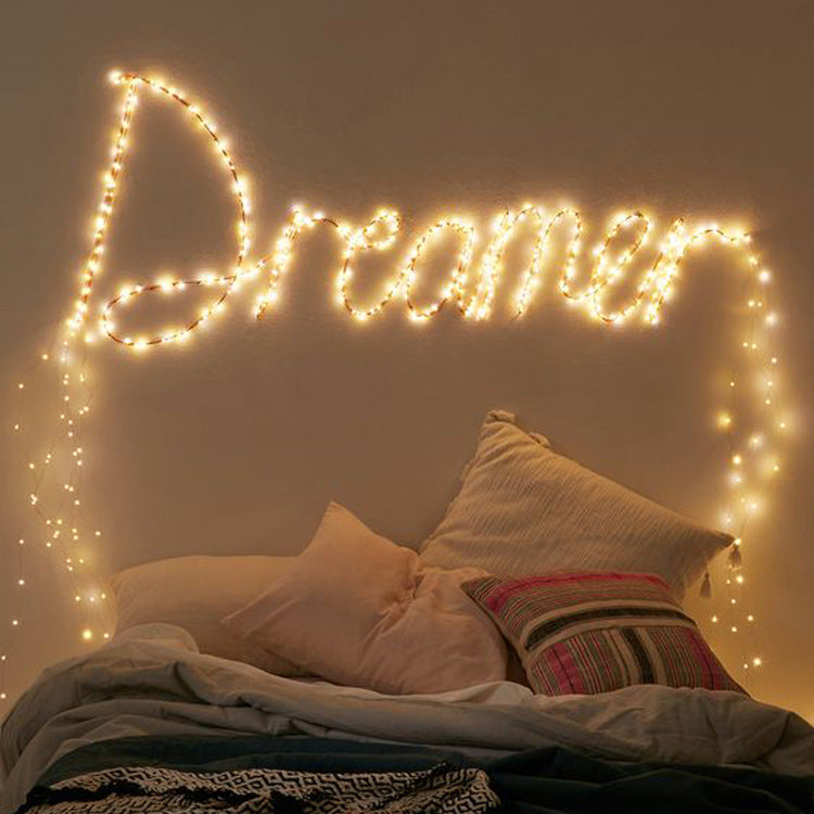 Hot sale led waterproof copper wire lamp decoration lamp string copper wire lamp starry girl room small lantern decoration lamp