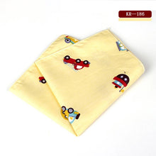 Load image into Gallery viewer, KR175-192 High Quality Men&#39;s 100% Cotton Handkerchief Animal Dog Cat Car Print Pocket Square Chest Towel Suit Hankies 25*25cm