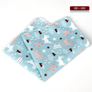 KR175-192 High Quality Men's 100% Cotton Handkerchief Animal Dog Cat Car Print Pocket Square Chest Towel Suit Hankies 25*25cm