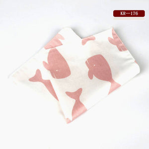 KR175-192 High Quality Men's 100% Cotton Handkerchief Animal Dog Cat Car Print Pocket Square Chest Towel Suit Hankies 25*25cm