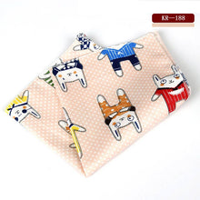 Load image into Gallery viewer, KR175-192 High Quality Men&#39;s 100% Cotton Handkerchief Animal Dog Cat Car Print Pocket Square Chest Towel Suit Hankies 25*25cm