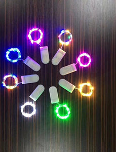 LED Star Light CR2032 Button Battery Box Copper Light String Waterproof Flashing Christmas Lantern Copper Wire Light