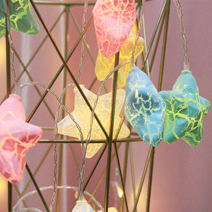 LED crack star lights string lights flashing lights battery starry Christmas dormitory wedding decoration net red photo
