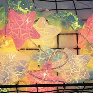 LED crack star lights string lights flashing lights battery starry Christmas dormitory wedding decoration net red photo