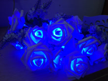 Load image into Gallery viewer, Led PE foam flower rose string wedding decoration explosion models Christmas battery box plug-in usb
