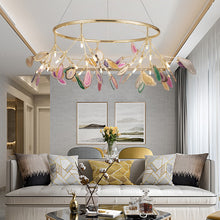Load image into Gallery viewer, Living room lamp Nordic chandelier post modern minimalist restaurant designer light luxury villa agate piece branch decoration lamps