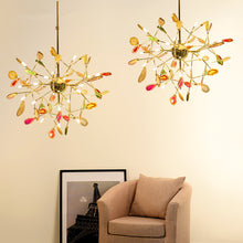 Load image into Gallery viewer, Living room lamp Nordic chandelier post modern minimalist restaurant designer light luxury villa agate piece branch decoration lamps