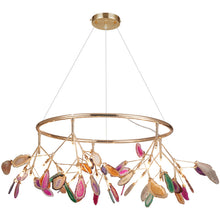 Load image into Gallery viewer, Living room lamp Nordic chandelier post modern minimalist restaurant designer light luxury villa agate piece branch decoration lamps