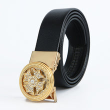 Load image into Gallery viewer, Man Automatic Buckle Leather Belt High Quality Men Business Belt