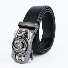 Load image into Gallery viewer, Man Automatic Buckle Leather Belt High Quality Men Business Belt