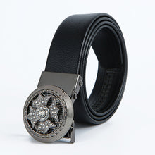 Load image into Gallery viewer, Man Automatic Buckle Leather Belt High Quality Men Business Belt