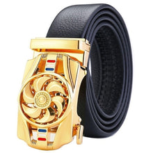 Load image into Gallery viewer, Man Automatic Buckle Leather Belt High Quality Men Business Belt