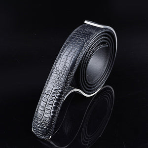 Man Automatic Buckle Leather Belt High Quality Men Business Belt