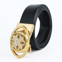 Load image into Gallery viewer, Man Automatic Buckle Leather Belt High Quality Men Business Belt