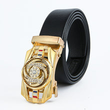 Load image into Gallery viewer, Man Automatic Buckle Leather Belt High Quality Men Business Belt