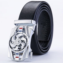 Load image into Gallery viewer, Man Automatic Buckle Leather Belt High Quality Men Business Belt