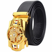 Load image into Gallery viewer, Man Automatic Buckle Leather Belt High Quality Men Business Belt