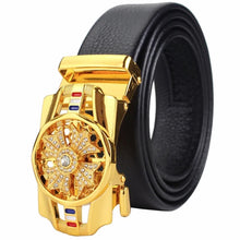 Load image into Gallery viewer, Man Automatic Buckle Leather Belt High Quality Men Business Belt