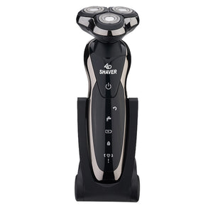 Manufacturer three-in-one razor 9001 silver rechargeable electric shaver men's washed three razor