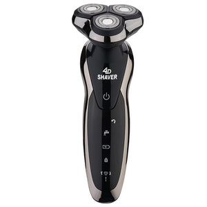 Manufacturer three-in-one razor 9001 silver rechargeable electric shaver men's washed three razor