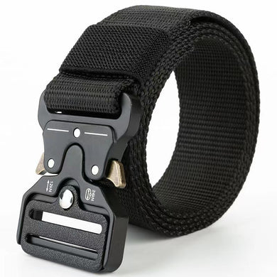 Men And Women's Belt Genuine Tactical Belt Quick Release Alloy Buckle