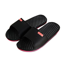 Load image into Gallery viewer, Men Basic Solid Flat Summer Flower Sandals