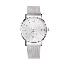 Load image into Gallery viewer, Men Buckle Wrist watch Luxury Bracelet Quartz Stainless Steel watch