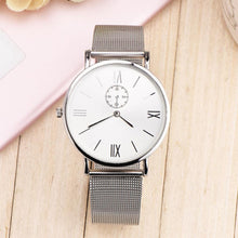 Load image into Gallery viewer, Men Buckle Wrist watch Luxury Bracelet Quartz Stainless Steel watch