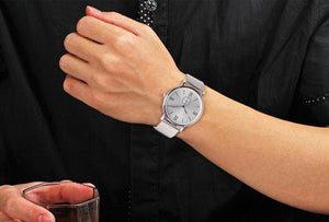 Men Buckle Wrist watch Luxury Bracelet Quartz Stainless Steel watch