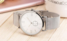 Load image into Gallery viewer, Men Buckle Wrist watch Luxury Bracelet Quartz Stainless Steel watch