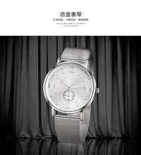 Load image into Gallery viewer, Men Buckle Wrist watch Luxury Bracelet Quartz Stainless Steel watch