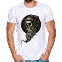 Load image into Gallery viewer, Men Casual Cotton Regular Print Short Sleeve Tops