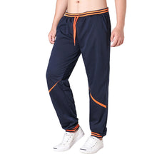 Load image into Gallery viewer, Men Cotton Flat Loose Fit Casual Joggers Full Length Sweatpants